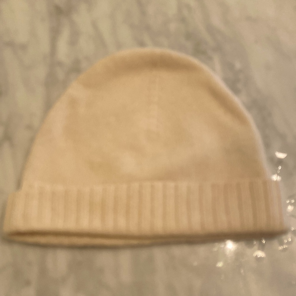 J Crew, Cream Snow Hat